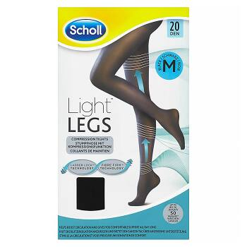 SCHOLL Light Legs Kompresní punčochové kalhoty Black M 20 DEN