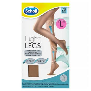 SCHOLL Light Legs Kompresní punčochové kalhoty Nude L 20 DEN
