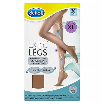 SCHOLL Light Legs Kompresní punčochové kalhoty Nude XL 20 DEN