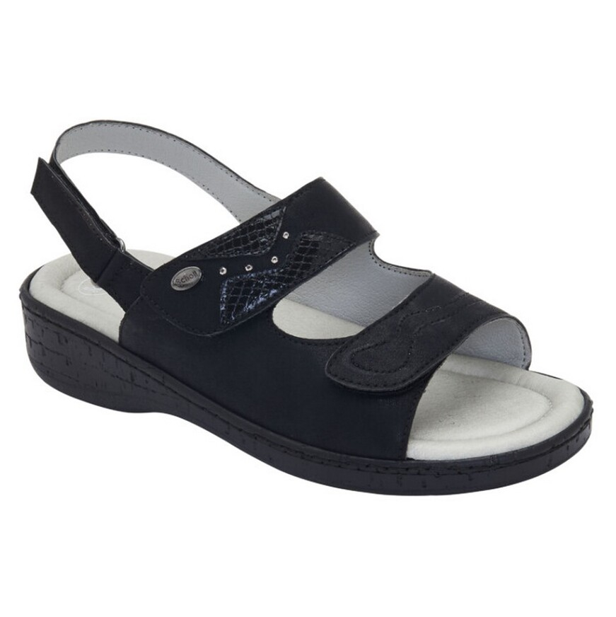 SCHOLL Marinella dámské sandále černé, Velikost obuvi: 40