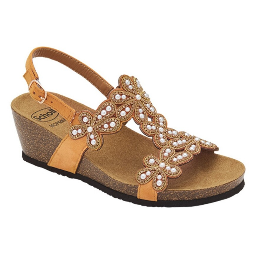 E-shop SCHOLL Palinuro T-bar dámské sandále okrové, Velikost obuvi: 37