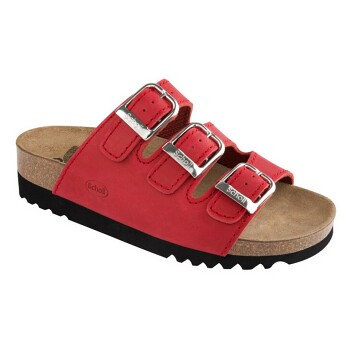 SCHOLL Rio wedge ad dámské pantofle červené, Velikost obuvi: 38