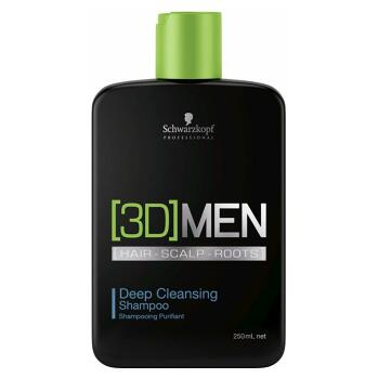 SCHWARZKOPF 3DMen Deep Cleansing Hloubkově čisticí šampon 250 ml