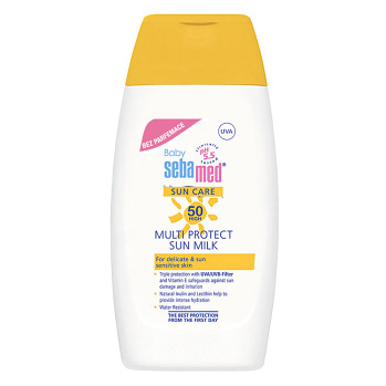 SEBAMED Baby Opalovací mléko OF 50+ bez parfému 200 ml (Dětské opalovací krémy)