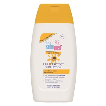 SEBAMED Baby dětské opalovací mléko OF 30 200 ml (Dětské opalovací krémy) - Voděodolné