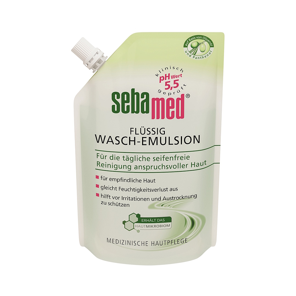 Sebamed Mycí emulze olivová náhradní náplň 400 ml koupíte na Lekarna.cz