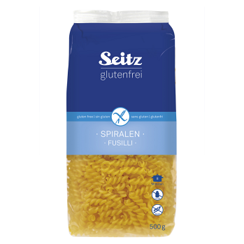 SEITZ Těstoviny fusilli vřetena bez lepku 500 g (Bezlepkové těstoviny)