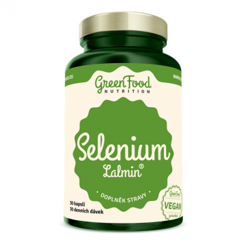 GREENFOOD NUTRITION Selen lalmin 30 kapslí