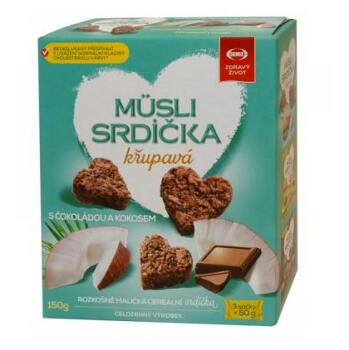 SEMIX Müsli srdíčka křupavá s čokoládou a kokosem 150 g