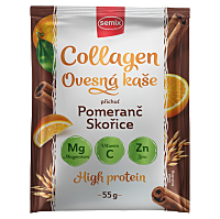 SEMIX Ovesná kaše s kolagenem s pomerančem a skořicí se sladidlem 55 g