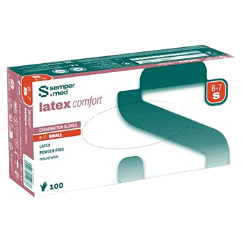 SEMPERCARE Edition nepudrované rukavice velikost S 100 kusů (Jednorázové vyšetřovací rukavice) - Jednorázové, Nesterilní, Nepudrované