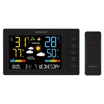 SENCOR SWC 4440 Meteostanice (Meteostanice) - Bezdrátový, Digitální, Elektrické, Měřicí, Na baterie
