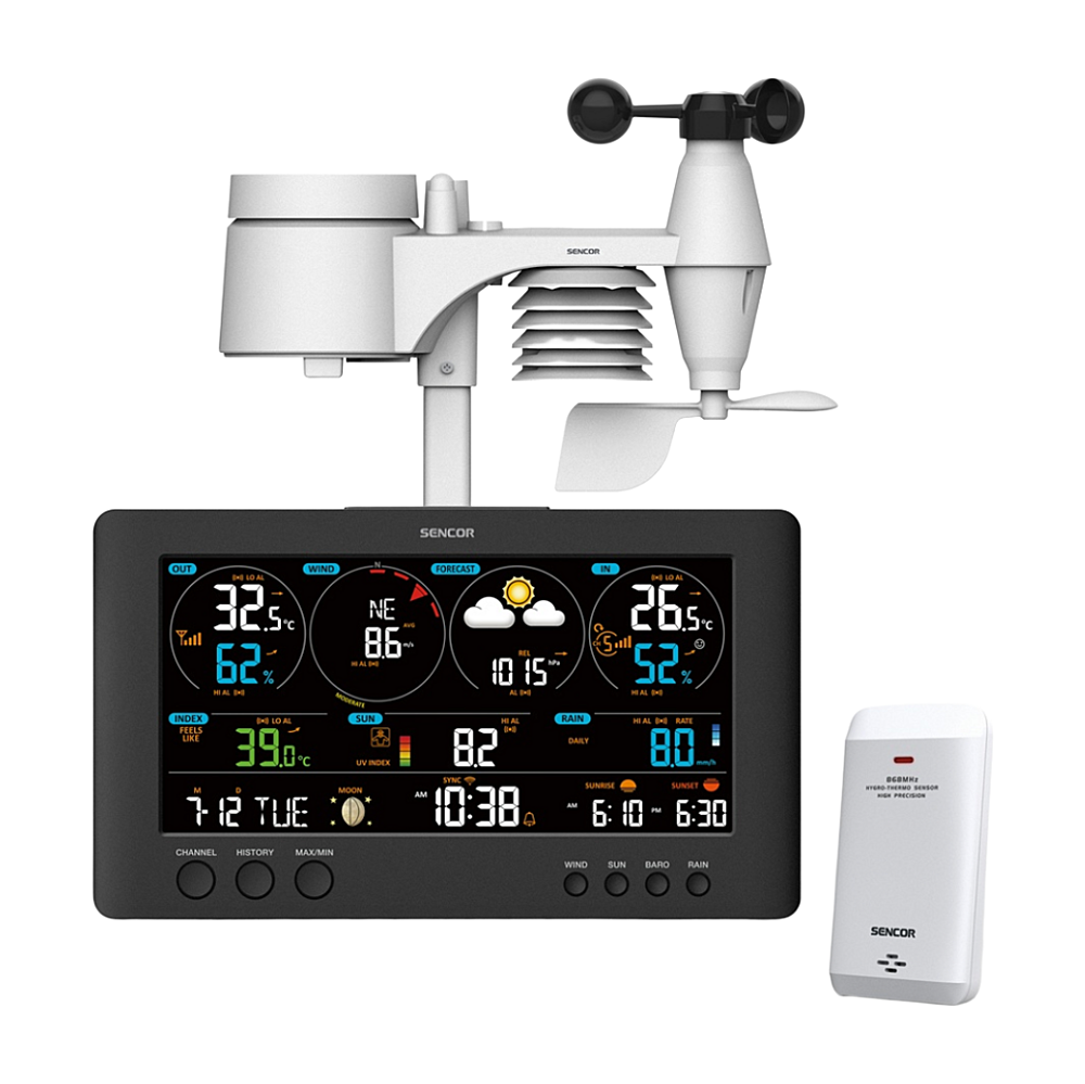 SENCOR WiFi profesionální meteostanice SWS 12500