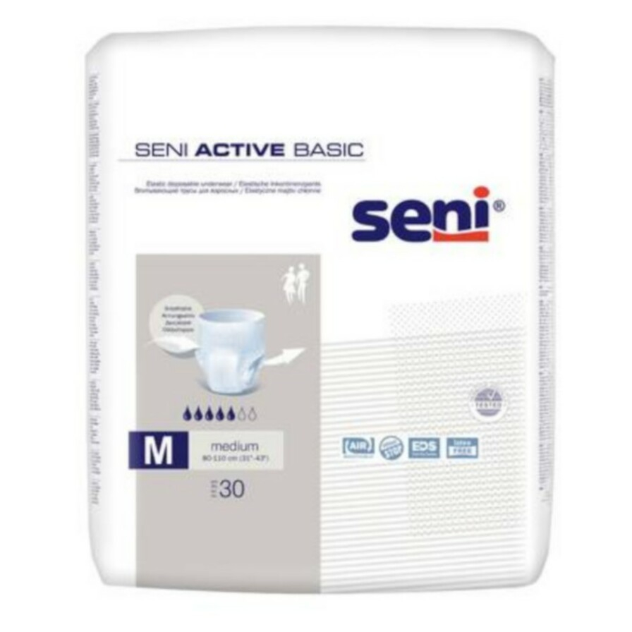 E-shop SENI Active basic M inkotinenční plenkové kalhotky 30ks