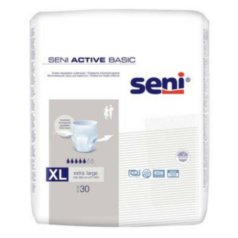 E-shop SENI Active basic XL inkotinenční plenkové kalhotky 30ks