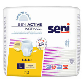 SENI Active normal inkontinenční plenkové kalhotky velikost L 10 kusů