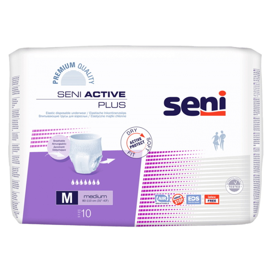 E-shop SENI Active plus inkontinenční plenkové kalhotky velikost XXL 10 kusů