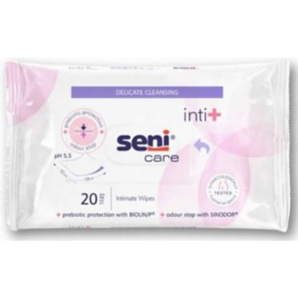 E-shop SENI Care Intimní vlhčené ubrousky Inti+ 20 ks
