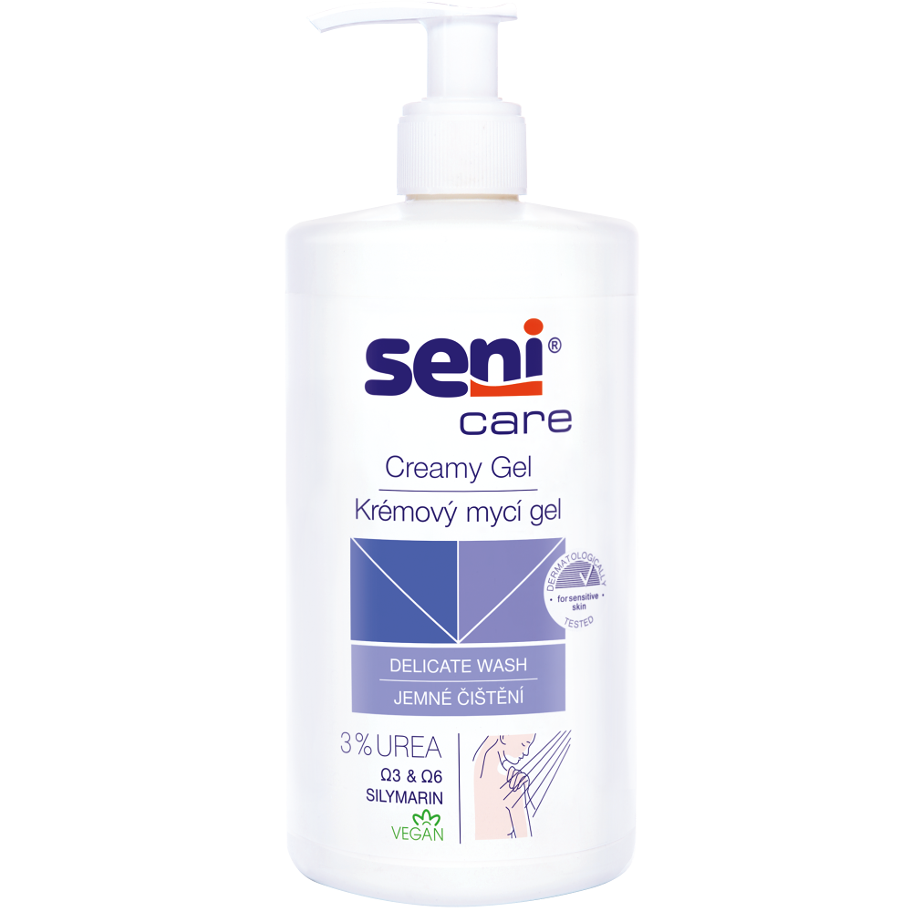 SENI Care Krémový mycí gel s 3% ureou 500 ml