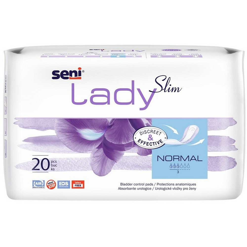 E-shop SENI Lady slim normal inkontinenční vložky 20ks