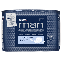 SENI Man normal inkontinenční vložky pro muže 15 kusů