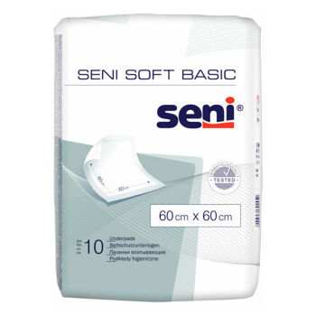 SENI Soft basic absorpční podložky 60 x 60 cm 10 kusů