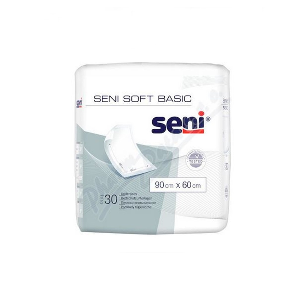 Levně SENI Soft basic absorpční podložky 90 x 60 cm 30 kusů