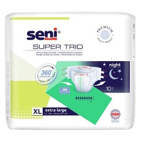 SENI Super Trio inkontinenční plenkové kalhotky s lepítky XL 10ks