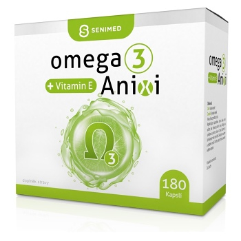 SENIMED Anixi omega 3 + Vitamin E 180 kapslí (Omega 3 a rybí olej) - Vícesložkové