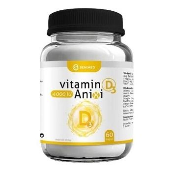 SENIMED Anixi vitamin D3 4000IU 60 kapslí (Vitamíny na imunitu) - Jednosložkové