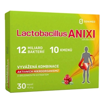 SENIMED Lactobacillus anixi 30 kapslí (Probiotika a laktobacily) - Vícesložkové
