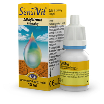 SENSIVIT Oční kapky 10 ml (Oční kapky) - Oční, Zklidňující
