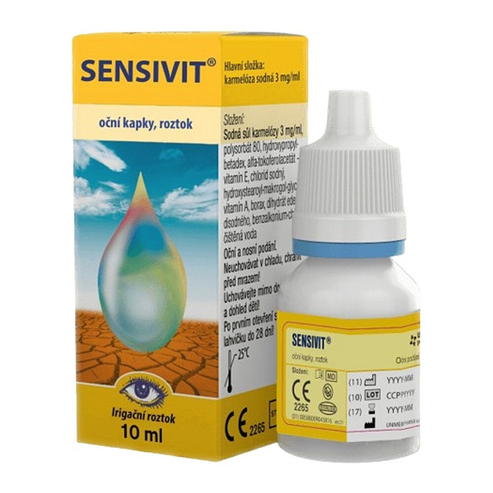 Sensivit oční kapky 10ml koupíte na Lekarna.cz