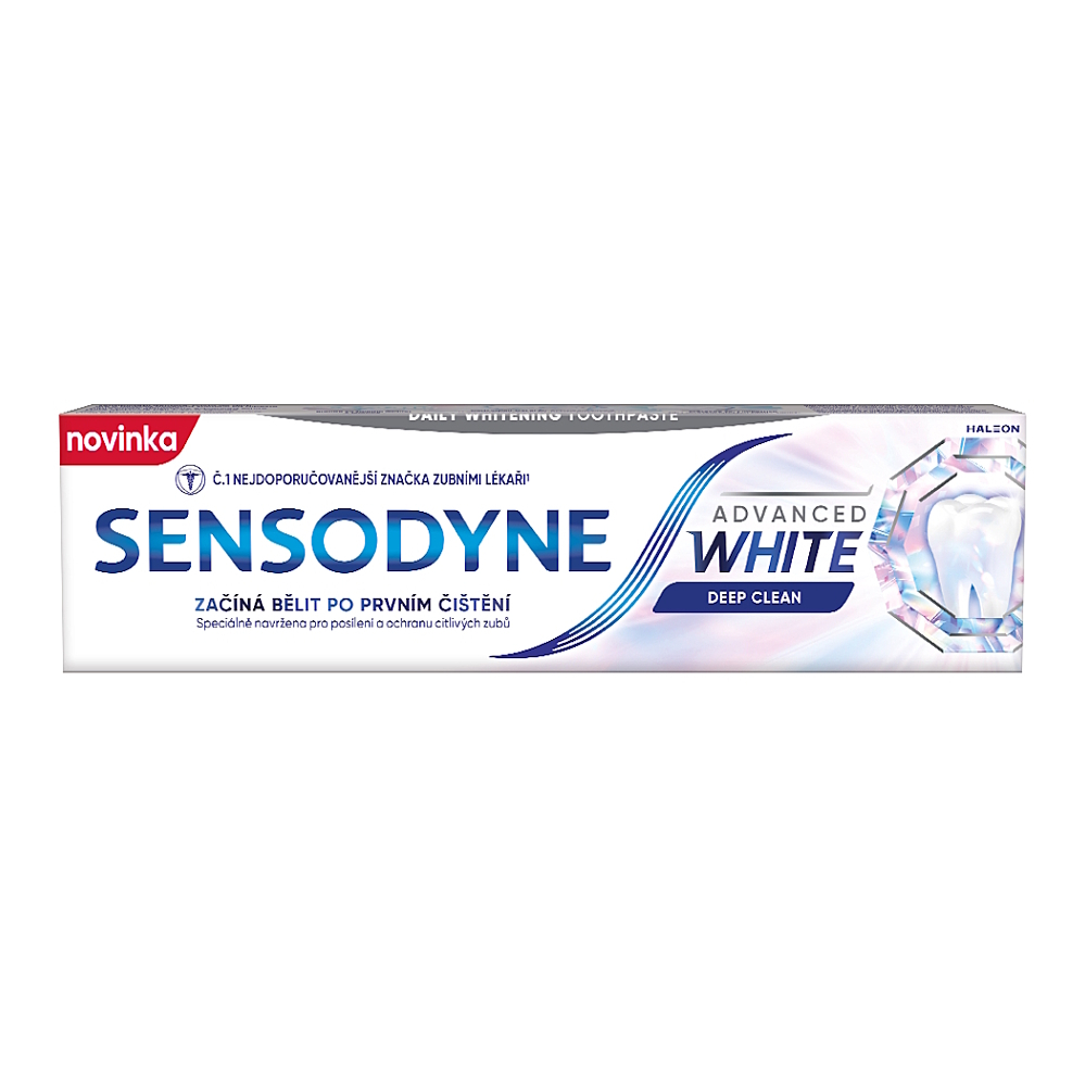 SENSODYNE Advance white deep clean zubní pasta 75 ml