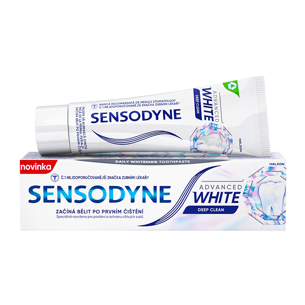 SENSODYNE Advance white deep clean zubní pasta 75 ml