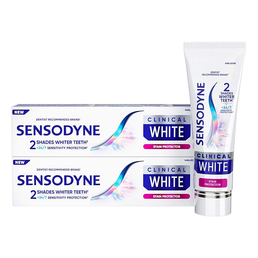 SENSODYNE Clinical White zubní pasta 2x75 ml