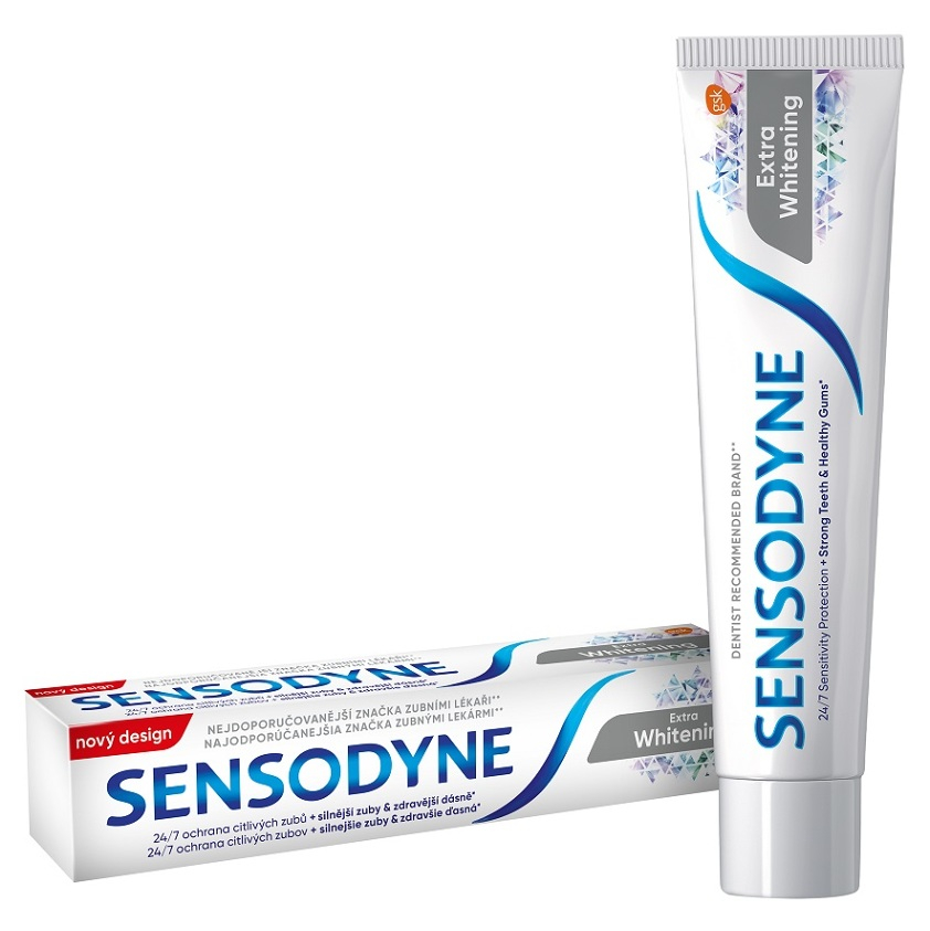 Levně SENSODYNE Extra Whitening Zubní pasta 75 ml