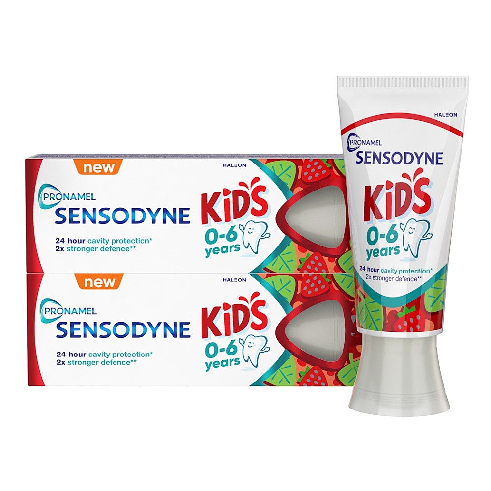 SENSODYNE Kids zubní pasta pro děti 0-6 let 2 x 50 ml