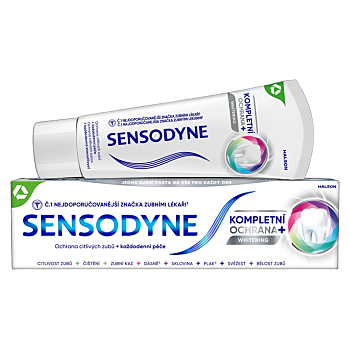 SENSODYNE Kompletni ochrana Zubní pasta 75 ml (Zubní pasty na citlivé zuby a dásně) - Klasické, Ochranný, Zklidňující, Ošetřující, Antibakteriální