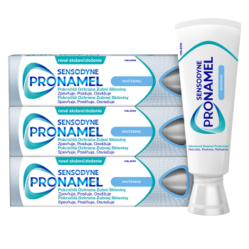 SENSODYNE Pronamel Whitening Zubní pasta 3 x 75 ml (Bělicí zubní pasty) - Bělící