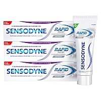 SENSODYNE Rapid Whitening Zubní pasta 3 x 75 ml