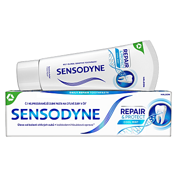 SENSODYNE Repair & Protect Zubní pasta s fluoridem 75 ml (Zubní pasty na citlivé zuby a dásně) - Zklidňující, Ochranný, Klasické, Ošetřující