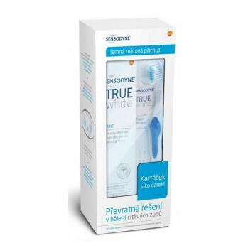 SENSODYNE zubní pasta True White Mint 75 ml + zubní kartáček Soft : Výprodej