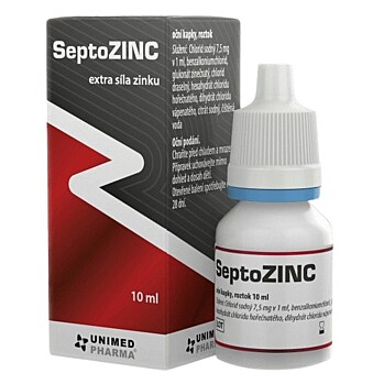 SEPTOZINC Oční kapky 10 ml (Kapky do očí)