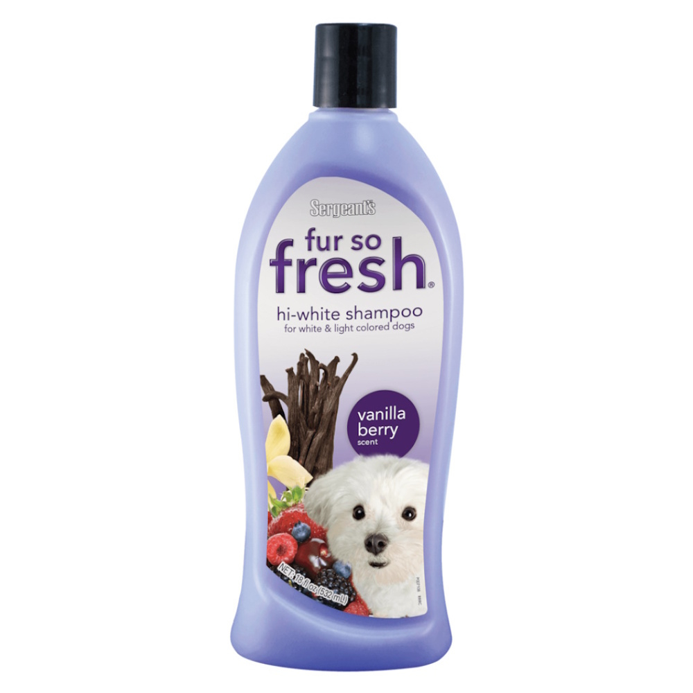 Levně SERGEANT'S Fur So Fresh Hi-White Šampon pro psy s bílou srstí 532 ml