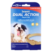 SERGEANT´S Dual Action antiparazitní obojek pro střední psy 60 cm