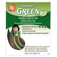 SERGEANT´S Green repelentní obojek pro kočky 35 cm 1 kus