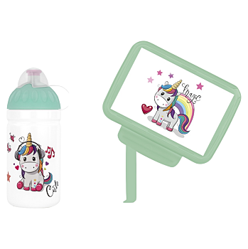 ZDRAVÁ SVÁČA Set unicorn (Svačinové boxy) - Omyvatelný