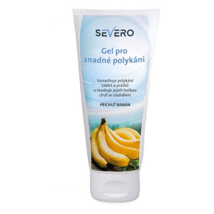 E-shop SEVERO Gel pro snadné polykání banán 150ml