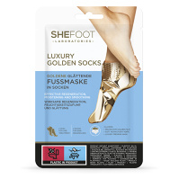 SHEFOOT Luxury golden - zlaté zjemňující ponožky 1 pár